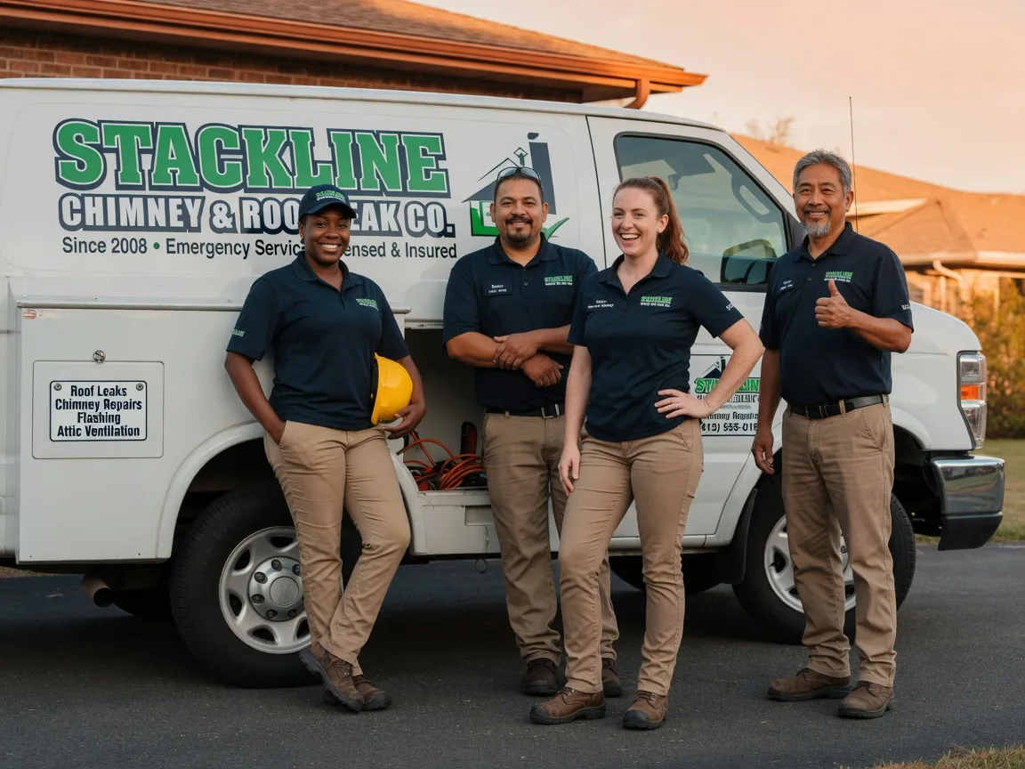 Chimney flashing repair company in Ewing, IL